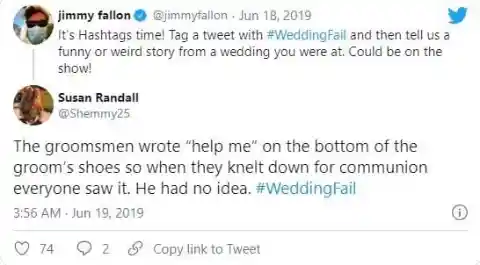 The Twitter World's Best Responses to Jimmy Fallon’s #WeddingFail