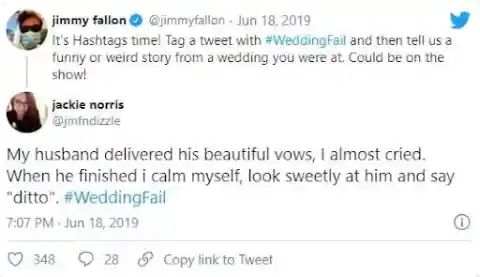 The Twitter World's Best Responses to Jimmy Fallon’s #WeddingFail